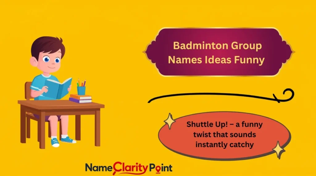 Badminton Group Names Ideas Funny