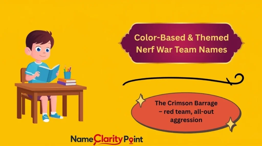 Color-Based & Themed Nerf War Team Names