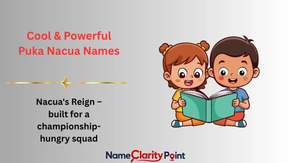 Cool & Powerful Puka Nacua Names