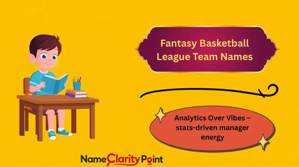 Fantasy Basketball League Team Names