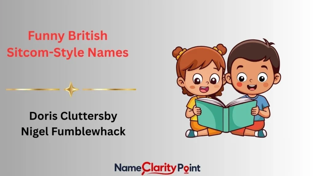Funny British Sitcom-Style Names