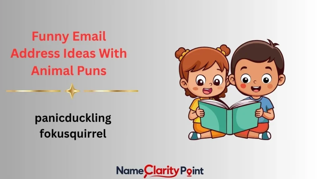 Funny Email Address Ideas With Animal Puns