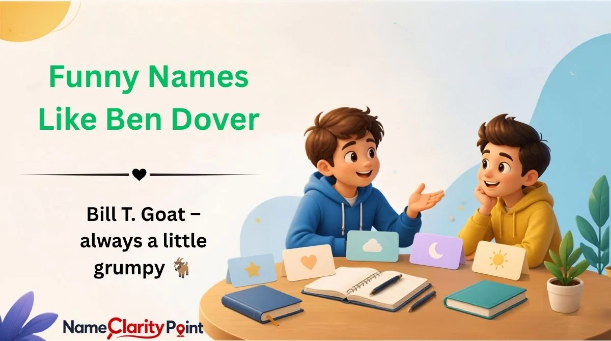 Funny Names Like Ben Dover