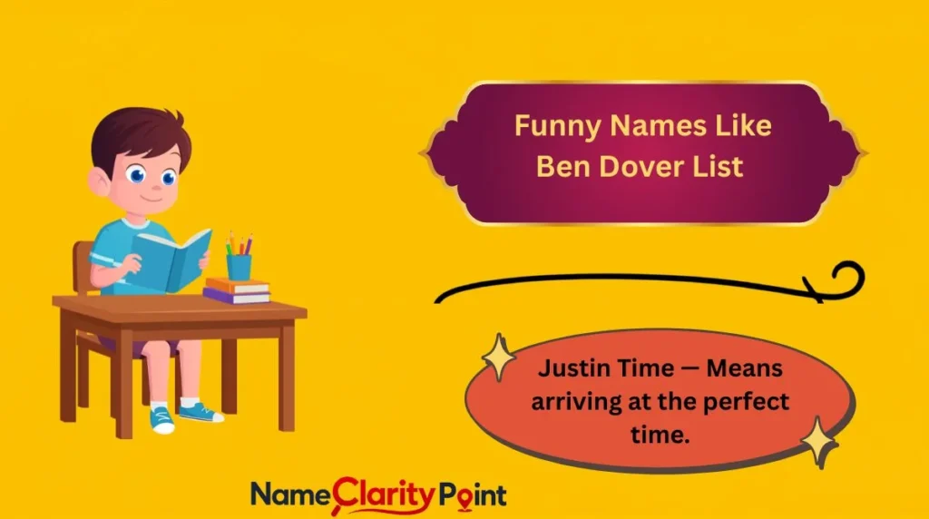 Funny Names Like Ben Dover List