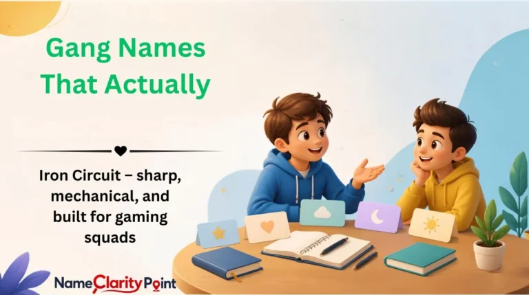 Gang Names That Actually