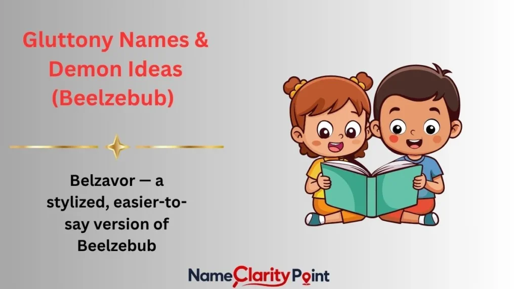 Gluttony Names & Demon Ideas (Beelzebub)