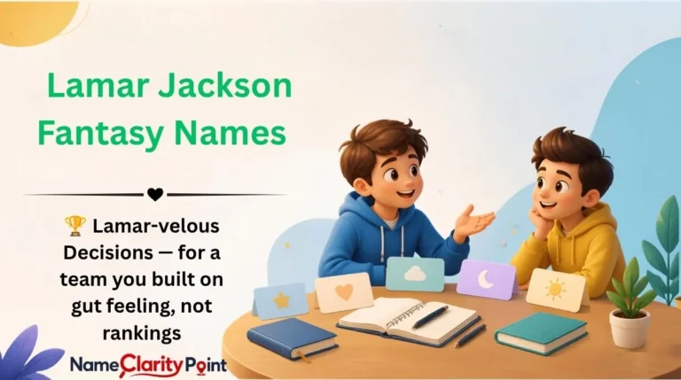 Lamar Jackson Fantasy Names