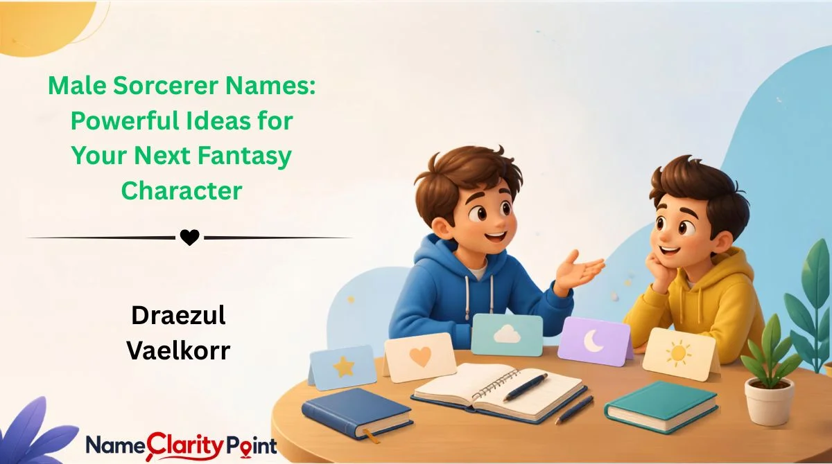 Male Sorcerer Names: Powerful Ideas for Your Next Fantasy Character