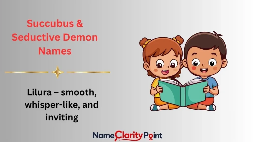 Succubus & Seductive Demon Names