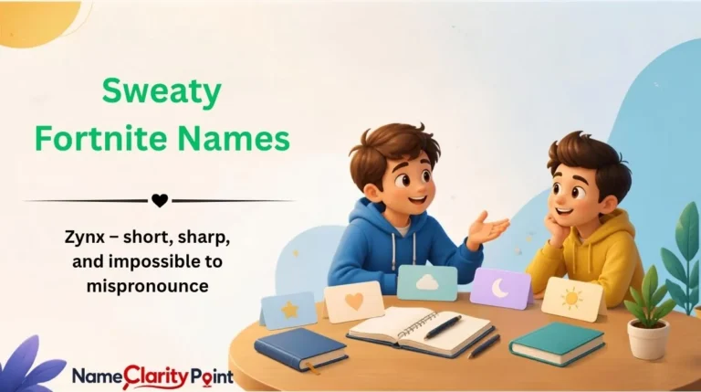 Sweaty Fortnite Names