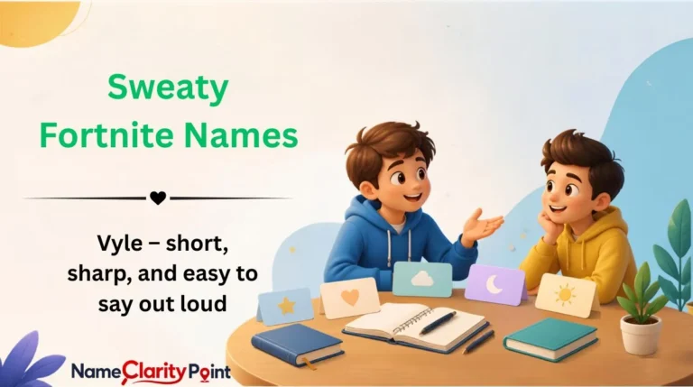 Sweaty Fortnite Names