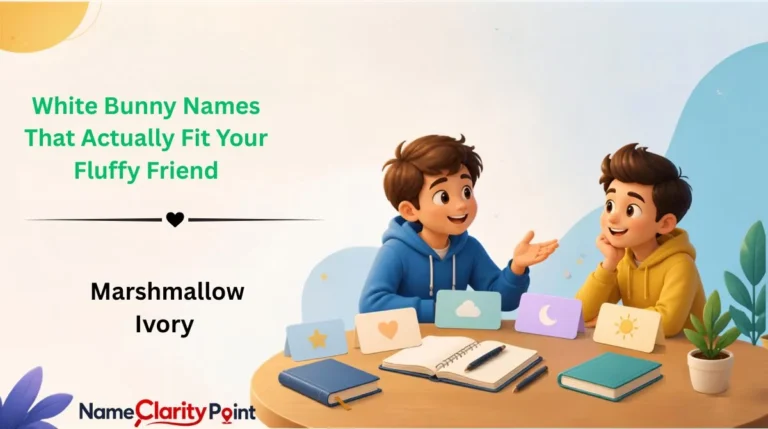 White Bunny Names That Actually Fit Your Fluffy Friend