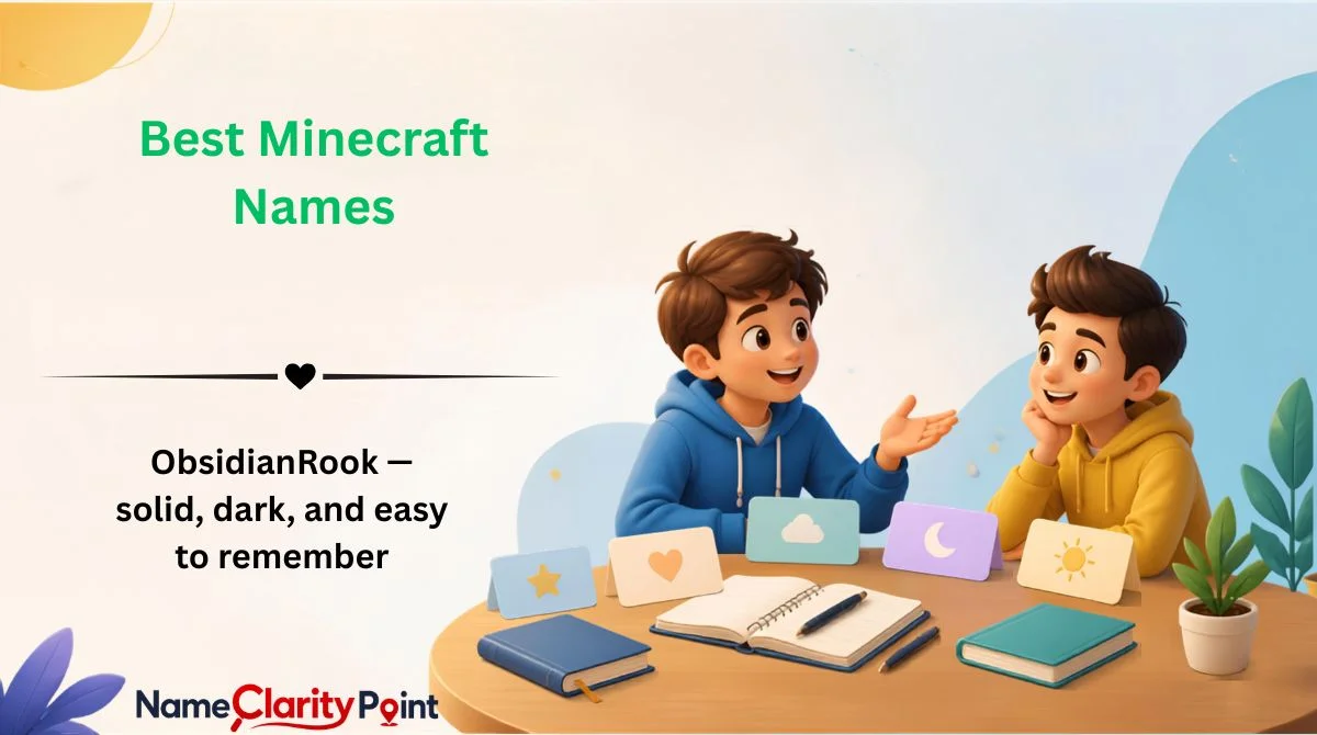 Best Minecraft Names