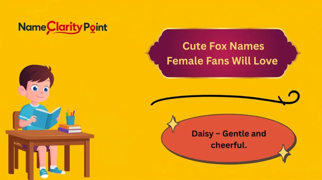 Cute Fox Names Female Fans Will Love