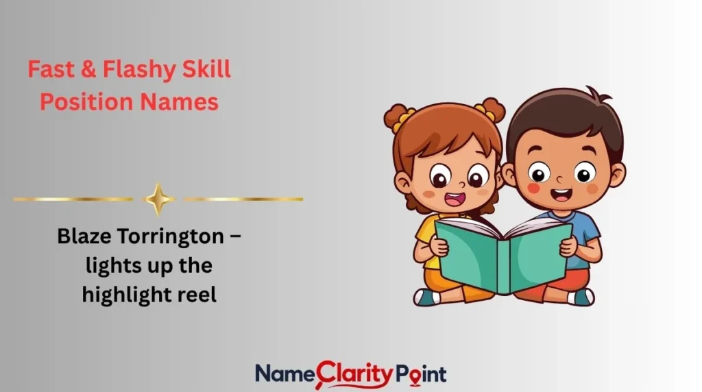 Fast & Flashy Skill Position Names 