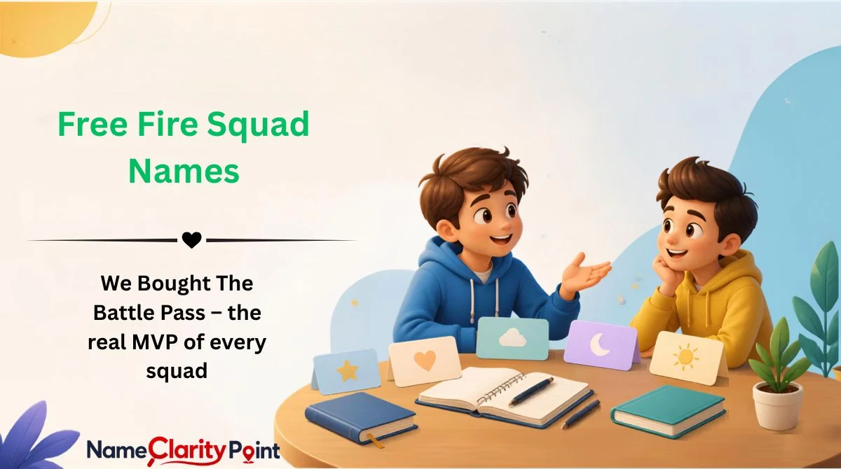 Free Fire Squad Names