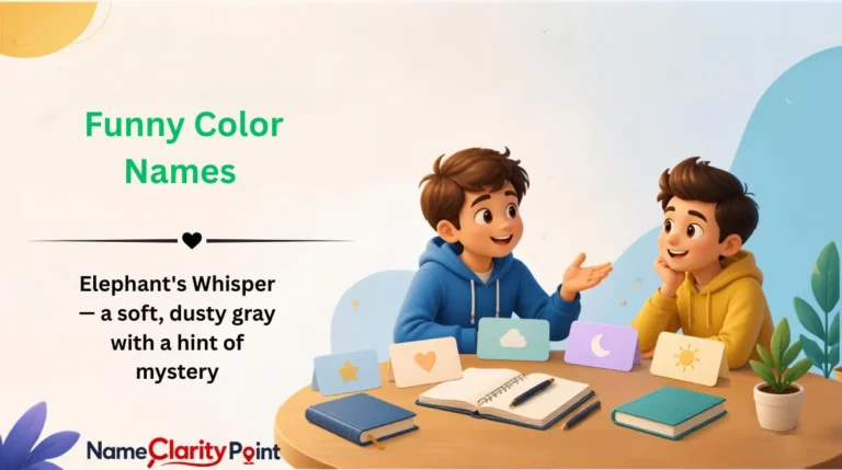 Funny Color Names