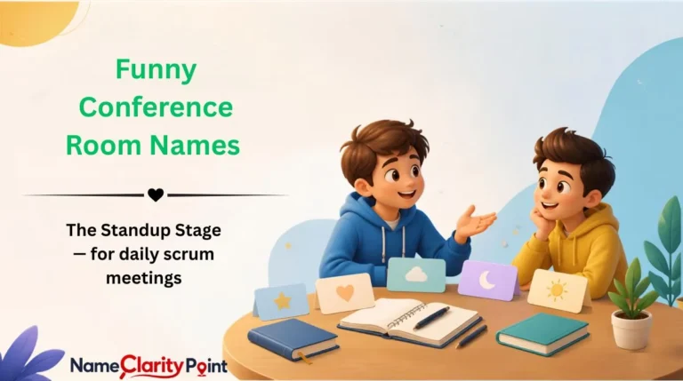 Funny Conference Room Names
