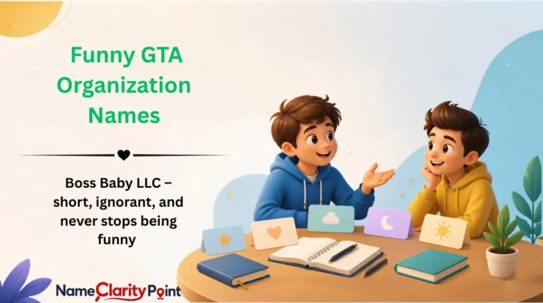Funny GTA Organization Names