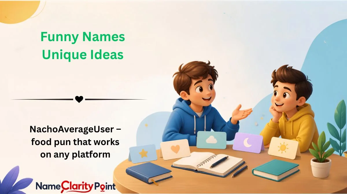 Funny Names Unique Ideas