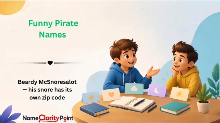 Funny Pirate Names