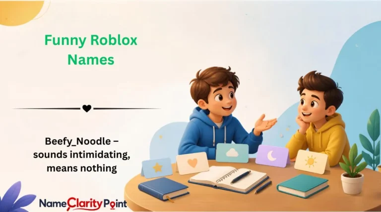 Funny Roblox Names