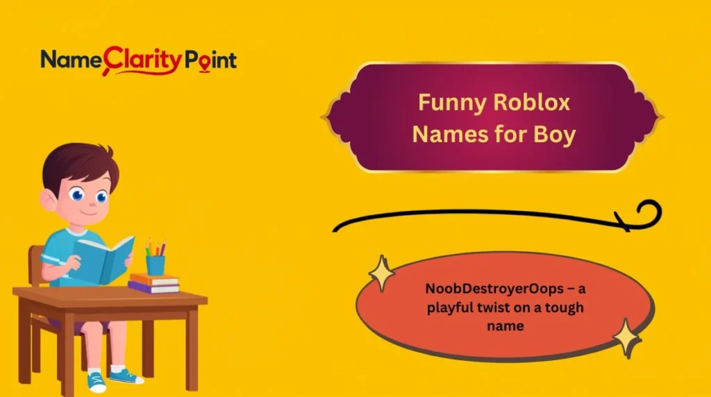 Funny Roblox Names for Boy