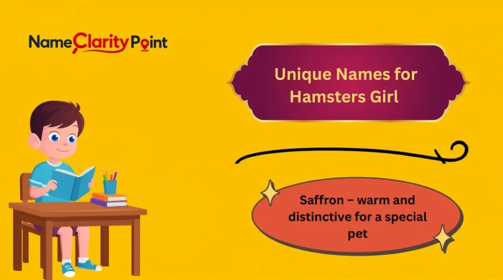 Unique Names for Hamsters Girl